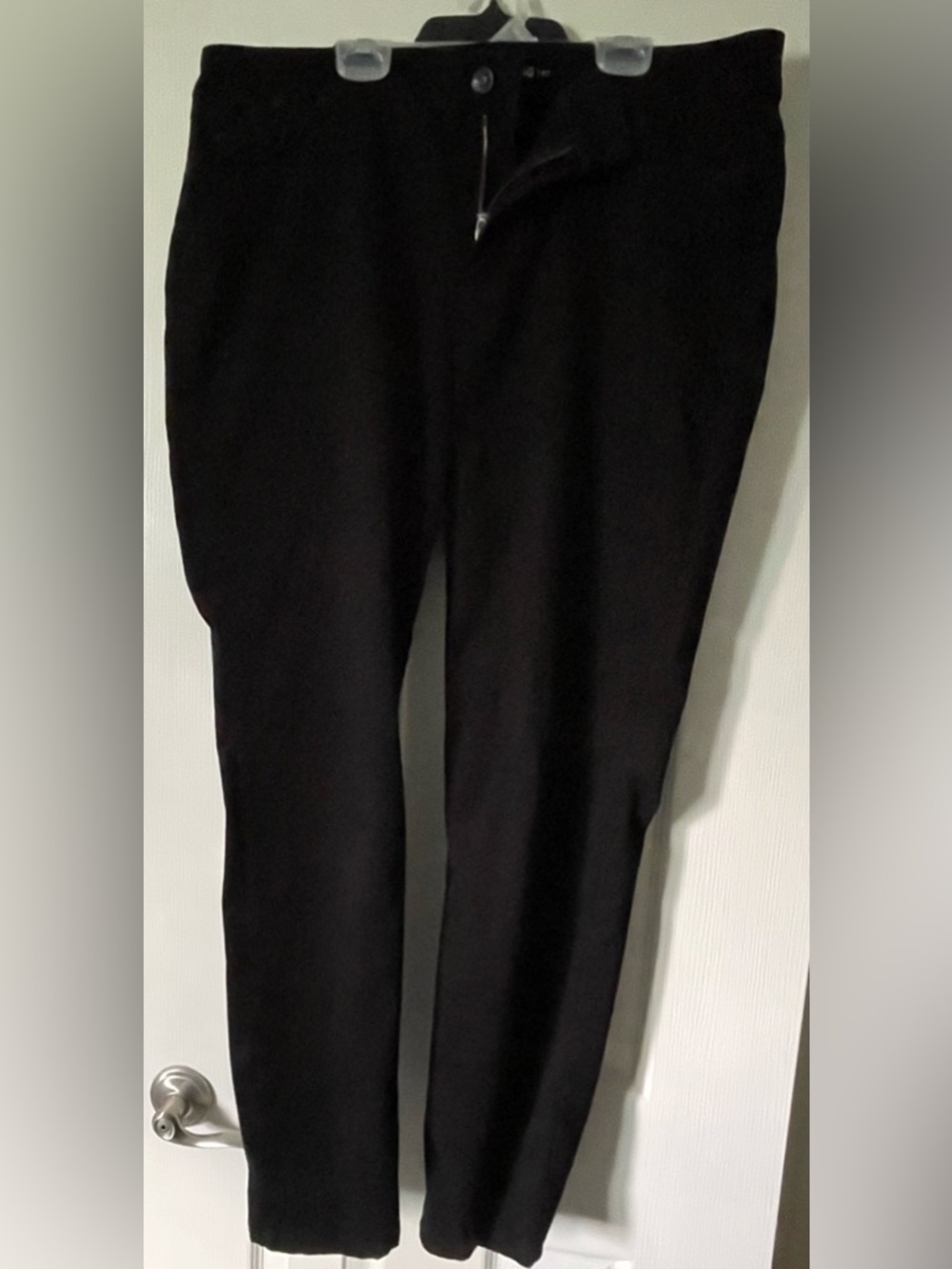 Chico's Platinum Black Cotton Blend Jeggings Jean Pants
